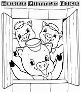 Pigs Kunjungi sketch template
