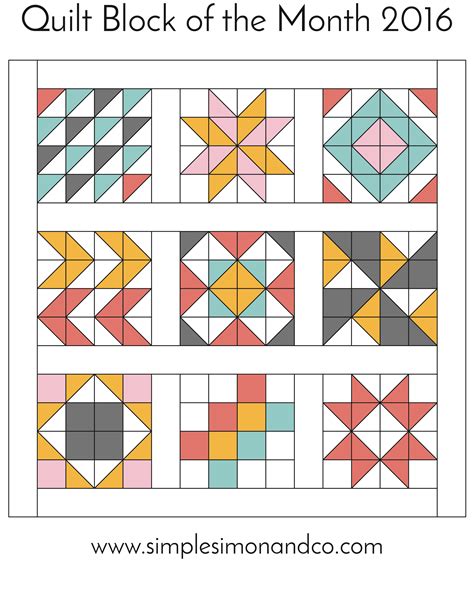 quilt block   month  double pinwheel quilt block simple