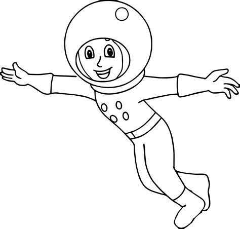cool astronaut girl coloring page coloring pages  girls coloring