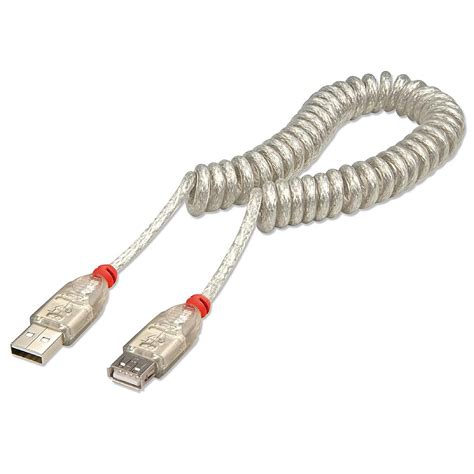 usb  coiled extension cable type   type