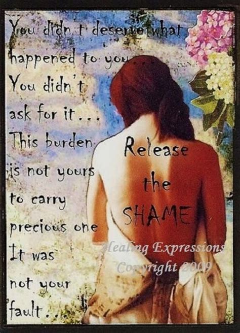Release The Shame Altered Art Therapy Collage Trauma Abuse Atc