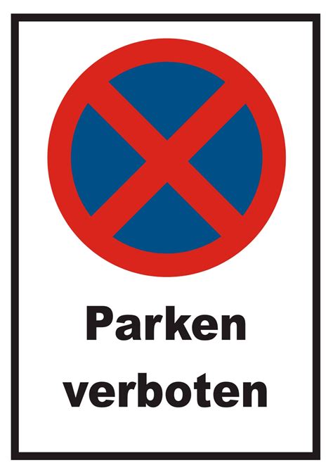 rutschig numerisch kontaminieren parken verboten schild zum ausdrucken