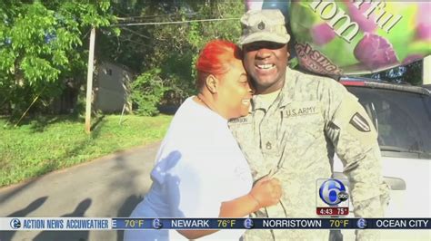 Video Soldier Surprises Mom With Fake Traffic Stop 6abc Philadelphia