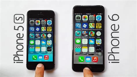 iphone 6 vs iphone 5s speed test doovi