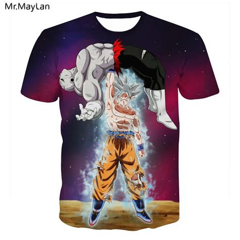5xl Anime Dragon Ball Z Dbz Goku Vegeta Print 3d T Shirt Men Women