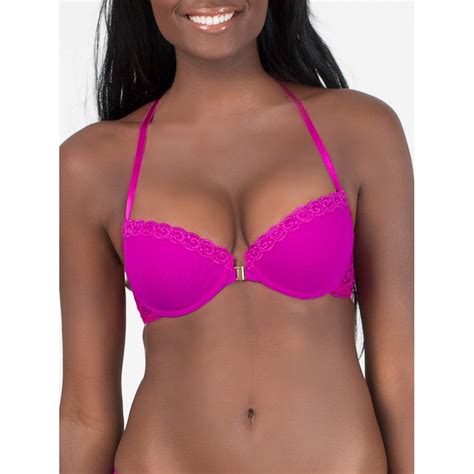 smart and sexy women s signature lace front close demi push up