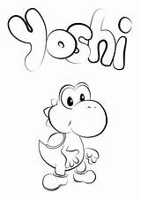 Yoshi Baby Coloring Pages Printable Cartoon Categories sketch template