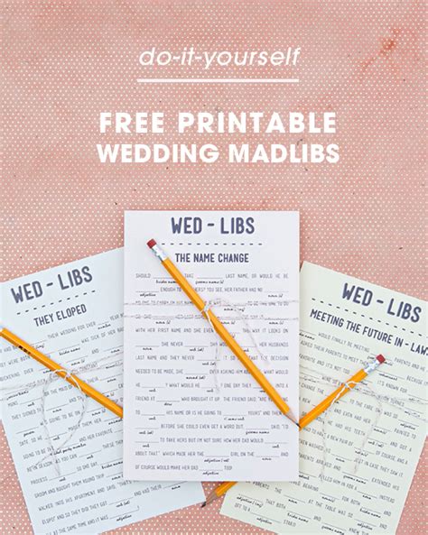 print  funny wedding mad libs    themes