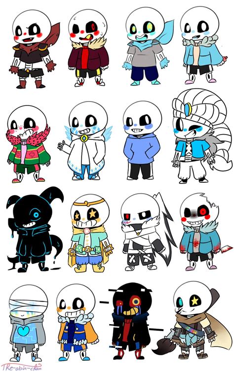 Collection Of Smol Sanses By Sinjour On Deviantart