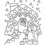 Gingerbread Trading Printables Kopi Tegninger Preschool Getcolorings Letters sketch template