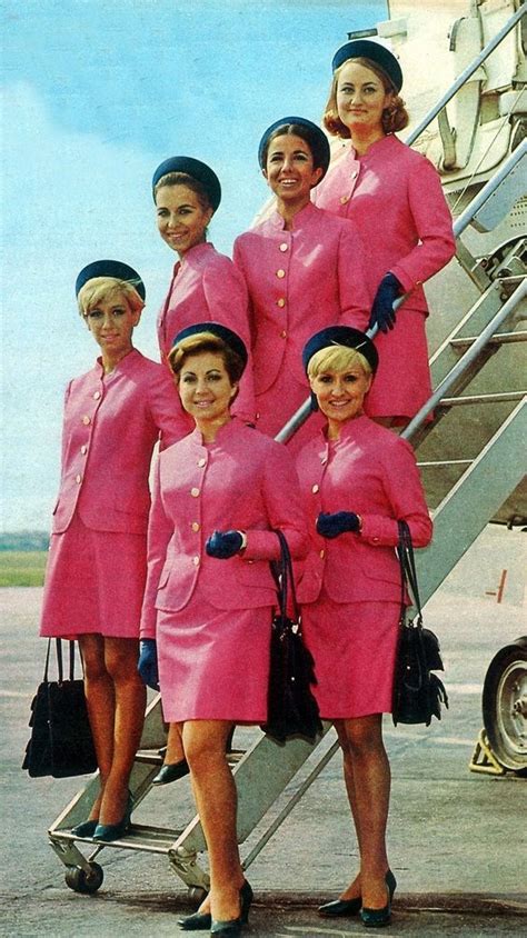 10 More Vintage Flight Attendant Uniforms