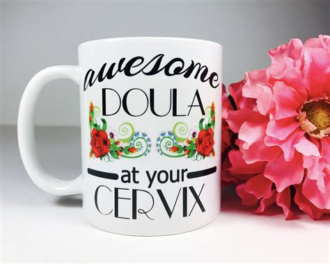 awesome doula at your cervix midwife at your cervix mug