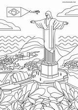 Cristo Redentor Redeemer Rio Janeiro Statue Geografia Favoreads Appreciate Atividades sketch template