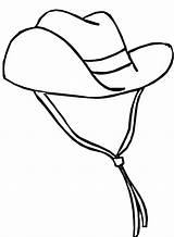 Cowboy Hat Coloring Pages Decorated Strings Wind Color sketch template