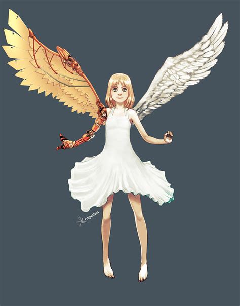 Roguetwo Cassie Acerailgun Original 1girl Angel