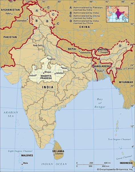 Madhya Pradesh History Government Map Capital And Facts Britannica