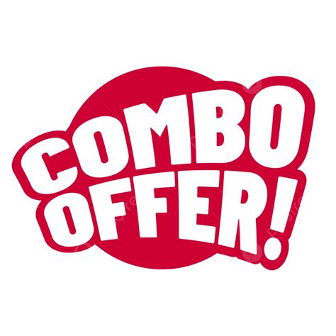 combo offer label vector combo offer label png  vector