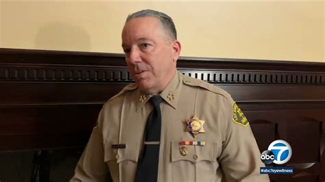 La County Sheriff S Race Robert Luna Claims Sheriff Villanueva Gave