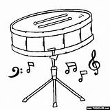 Snare Kolorowanki Werbel Instrumenty Muzyczne Darmowe Percussions Printables Thecolor sketch template