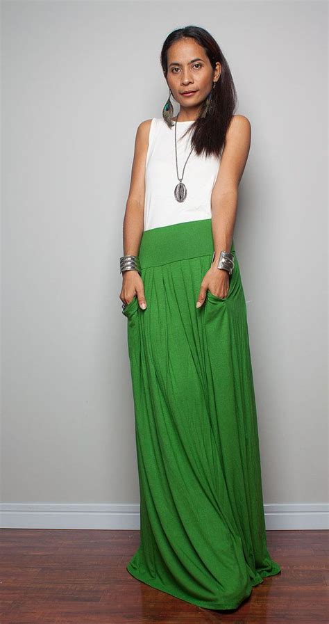 amy floor length skirt maxi skirt long soft green skirt