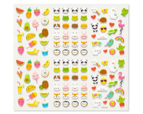 mini icons sticker sheets  count american