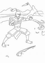 Coloring Pages Zuko Avatar Prince Cartoon Kids sketch template