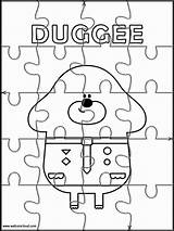 Duggee Hey Pages Coloring Getdrawings Puzzle sketch template