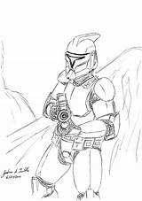 Clone Trooper Pages Coloring 501st Wars Star Template Sketches sketch template