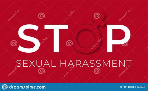 sexual harassment stop illustration stock vector illustration of