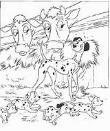 101 Dalmatians Coloring Pages Disney Animated Coloringpages1001 Printable Dalmatiers Picgifs Kids Choose Board sketch template