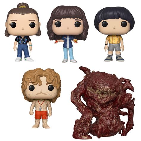 funko pop television stranger   vinyl figures set   eleven mike billy