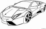 Lamborghini Silhouettes sketch template