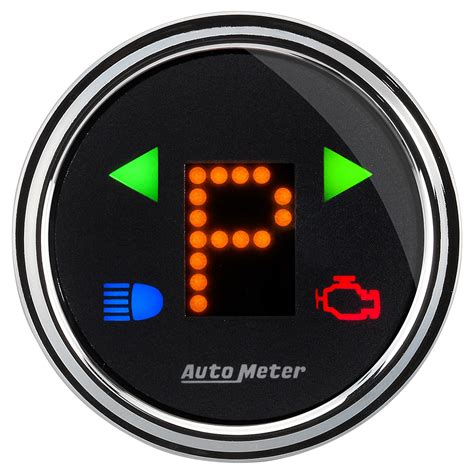autometer  designer black automatic transmission shift indicator ebay