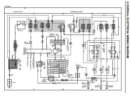 wiring diagram  lexus es