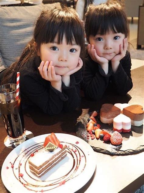 pin  bria jones  twin baby girls ulzzang kids cute asian babies