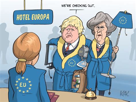 brexit   cake eating   brussels paying   cartooning  peace