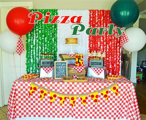 greygrey designs  parties classic pizza party