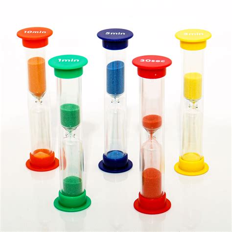 midi mixed sand timer set    seconds     minute cd