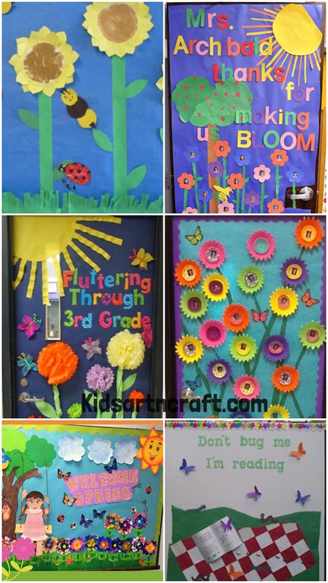 bulletin board ideas  spring classroom decoration kids art craft