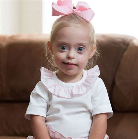 2 year old girl with down syndrome wins modeling contract thanks to her