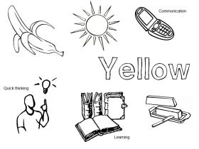 yellow coloring pages coloring page coloring home
