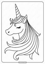 Unicorn Coloringoo sketch template