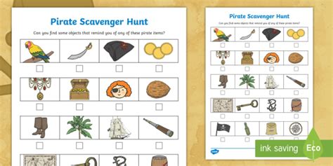 pirate treasure hunt fun primary resource teacher