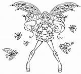 Winx Believix Colorea Harmonix Tecna Elfkena Shines sketch template