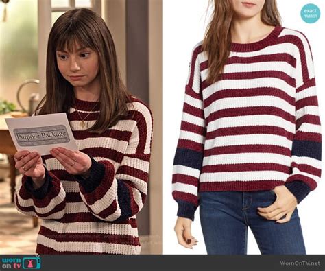 Wornontv Molly’s Red And White Striped Sweater On No Good Nick