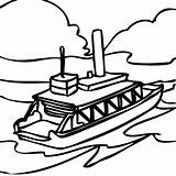 Bateau Mouche Navire Ferry Paddle Clip Vehicles Clipartmag Coloriages Imprimé Fois Pg sketch template