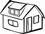 Outline House Clipart Clipartmag sketch template