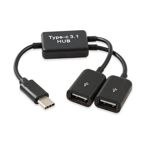 type  otg usb  male  dual  female otg charge  port hub cable  splitter  data cables
