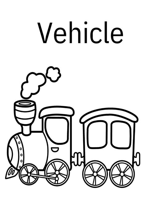 visit  collection   transportation coloring pages