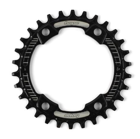 hope narrow wide chainring  bcd  black  drivechain
